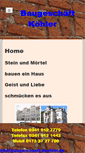 Mobile Screenshot of baugeschaeft-koehler.de